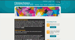 Desktop Screenshot of christiansciencedc.org